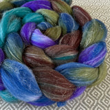 Glitter Roving - Calypso - Silver