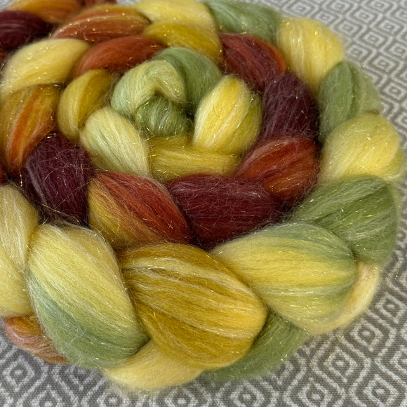 Glitter Roving - Harvest - Gold