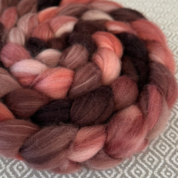 Sock Roving - Rosewood
