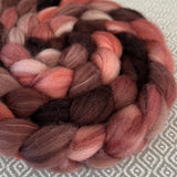 Sock Roving - Rosewood