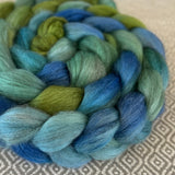Merino Yak Silk Roving - Seaglass