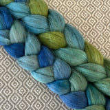 Merino Yak Silk Roving - Seaglass