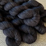 Indulgence Yarn - Black Semi-Solid