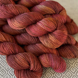 Yakity Yak Fingering Weight Yarn - Tiger Lily