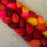 Sock Roving - Tiger Lily