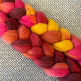 Merino Superfine Roving - Tiger Lily