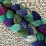 Heathered BFL Roving -  Merry and Bright