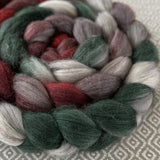 Merino Yak Silk Roving -  Holly