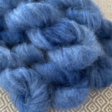 Fine Fluff Yarn - Cobalt Semi Solid