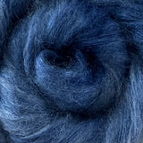 Fine Fluff Yarn - Cobalt Semi Solid