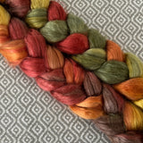 Camel Silk Roving - Autumn Leaves