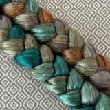 Yak Silk Roving - Purr - OOAK