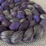 Yak Silk Roving - Violet - Sale