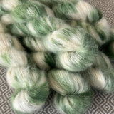 Fine Fluff Yarn - Shades of Emerald