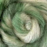 Fine Fluff Yarn - Shades of Emerald