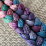 Polwarth Mulberry Silk Roving - Hawaii