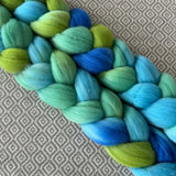 Rambouillet Wool Roving - Seaglass