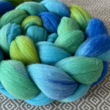 Rambouillet Wool Roving - Seaglass