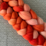 Shaniko Wool Roving - Shades of Tangerine