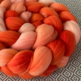 Shaniko Wool Roving - Shades of Tangerine