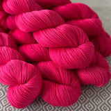 Simply Sock Yarn - Raspberry Semi Solid