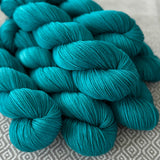 Simply Sock Yarn - Turquoise Semi Solid