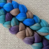 *Limited Edition* Polwarth Wool Roving  - Moody Blues