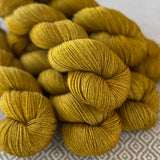Yakity Yak Fingering Weight Yarn - Canary Semi Solid