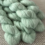 Fine Fluff Yarn - Mint Semi Solid