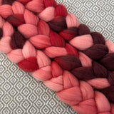 Merino Superfine Roving - Shades of Crimson
