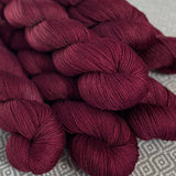 Yakity Yak Fingering Weight Yarn - Magenta Semi Solid