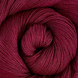 Yakity Yak Fingering Weight Yarn - Magenta Semi Solid