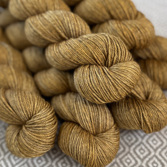 Indulgence Yarn - Apricot Semi-Solid – Greenwood Fiberworks