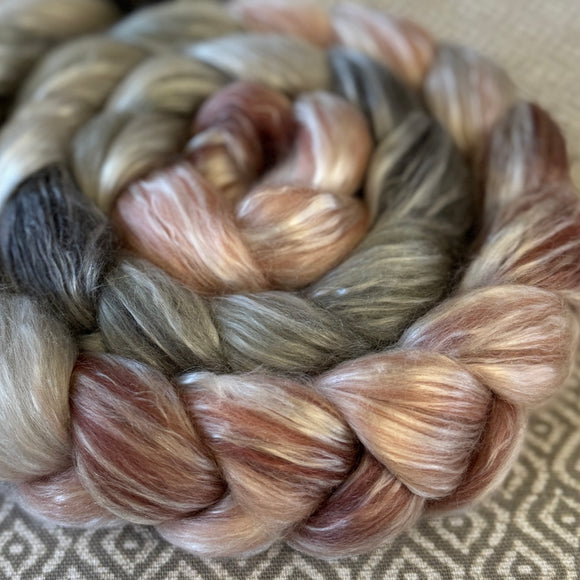 Merino Tencel Roving - Carnation