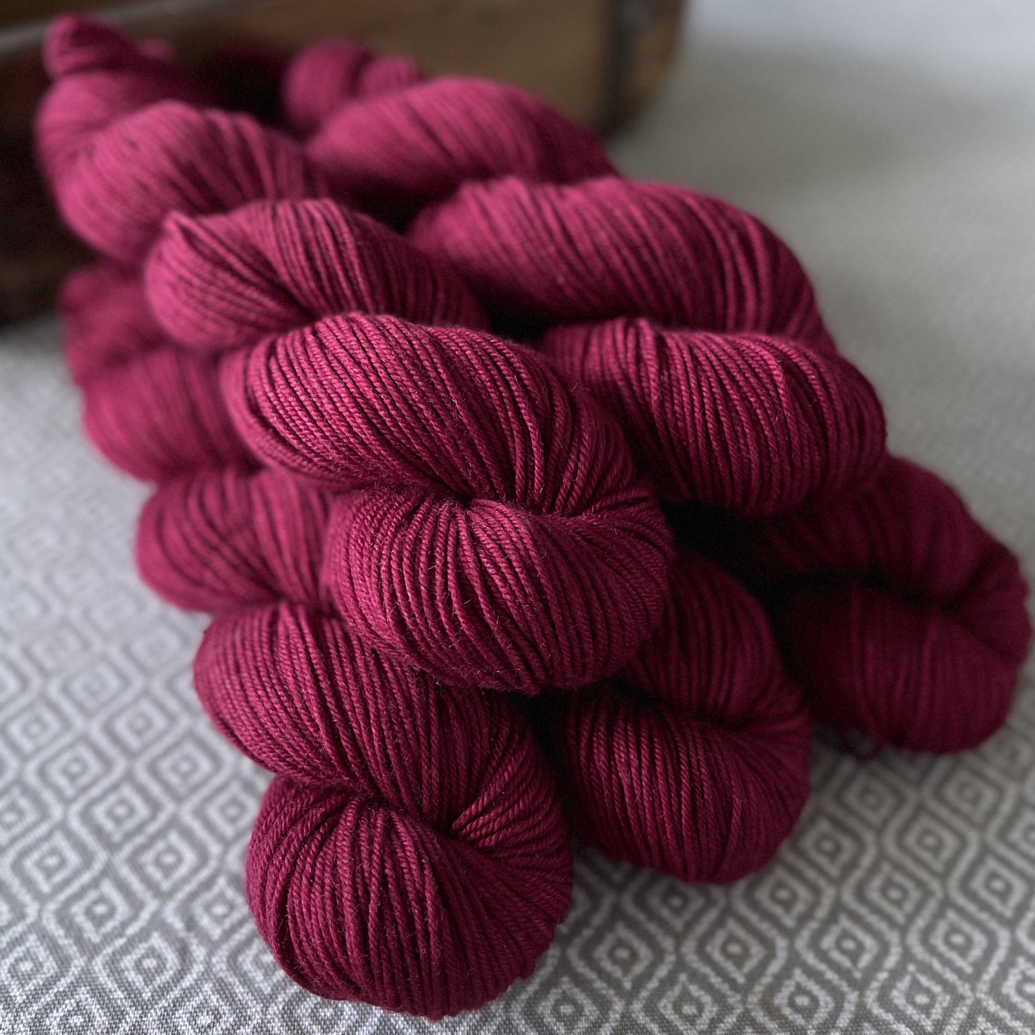 Simply DK Yarn - Magenta Semi Solid – Greenwood Fiberworks