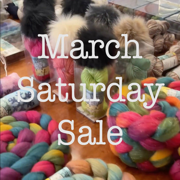 March Saturday Sale Invoice for Rachel