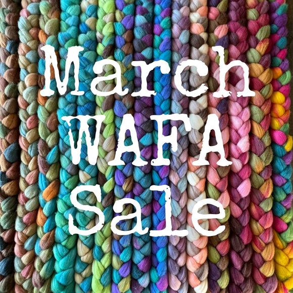 March WAFA Sale Invoice for Katie