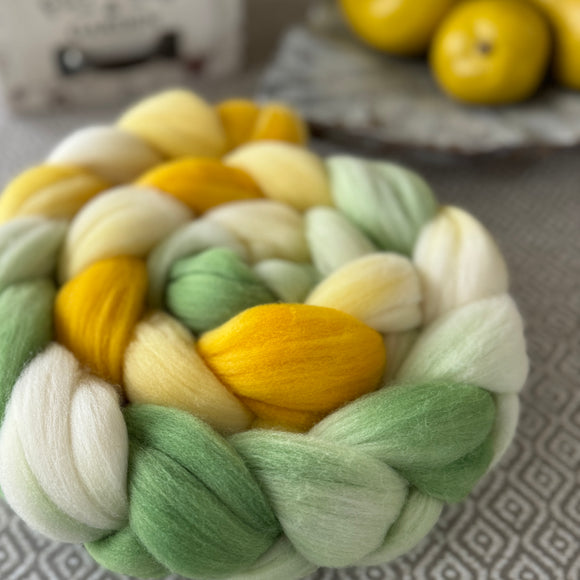 Rambouillet Wool Roving - Daisy