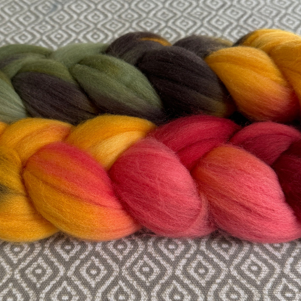 Rambouillet Wool Roving - Sunflower – Greenwood Fiberworks