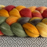 Merino Silk Cashmere Roving - Sunflower