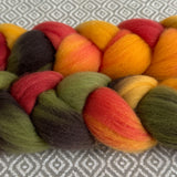 Targhee Wool Roving - Sunflower