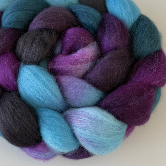 BFL Wool Roving - Twilight