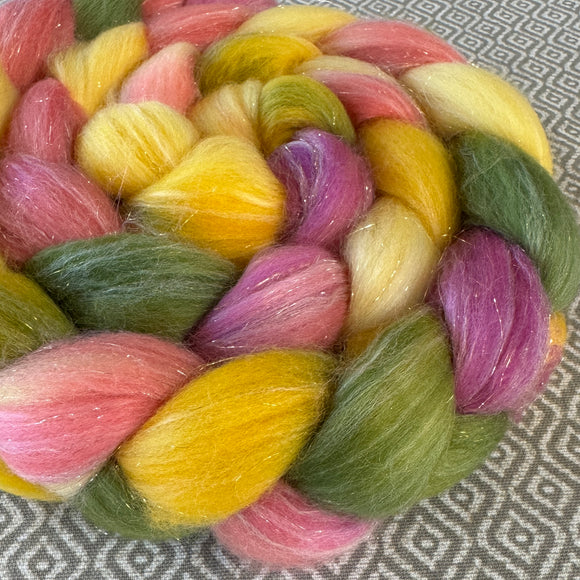 Glitter Roving - Daffodil - Gold