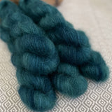 Fine Fluff Yarn - Aegean Semi Solid