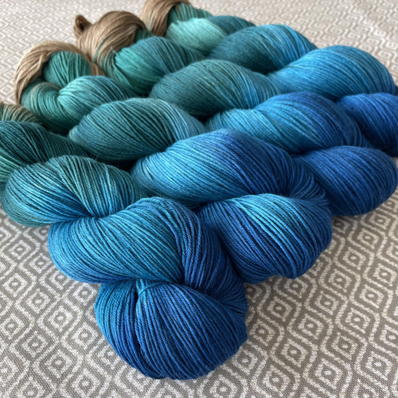 Simply Sock Yarn - Aquamarine Chroma