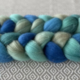 Polwarth Wool Roving - Aquamarine