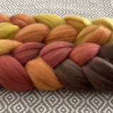 Merino Superfine Roving - Autumn Flame