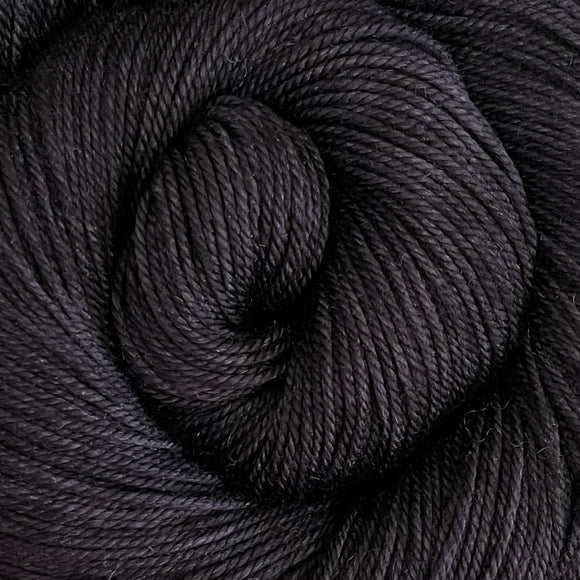 Dreamy DK Yarn - Black Semi-Solid