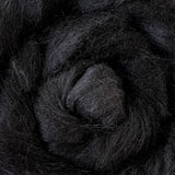 Fine Fluff Yarn - Black Semi Solid