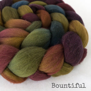 Targhee Wool Roving - Bountiful